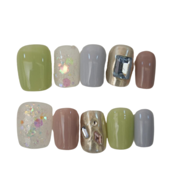 Earthy Glam Press-On Nails